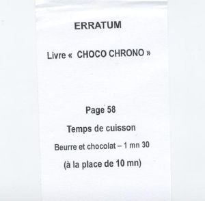 [Recettes, scan 02] • Choco Chrono